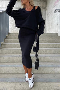 Calliope | Women's Casual Sweater in Black