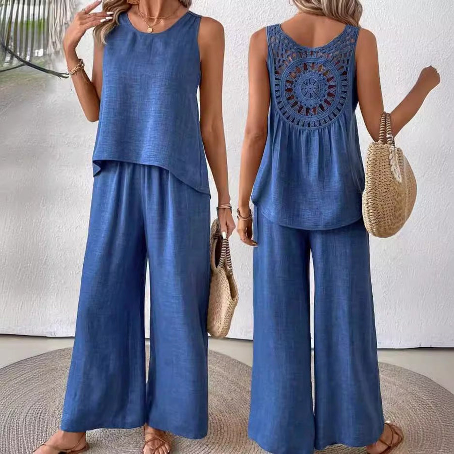 Calliope | Women's Two-Piece Set in Blue