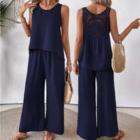 Calliope | Women's Two-Piece Set in Navy