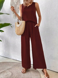 Calliope | Women's Two-Piece Set in Wein Green