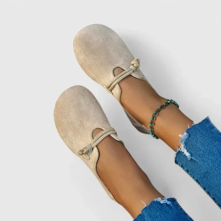 Capucine | Women's Round Toe Rope Detail Loafers