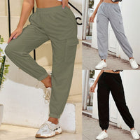 Capucine | Women's Elastic Waist Pockets Pants – Dress Pants