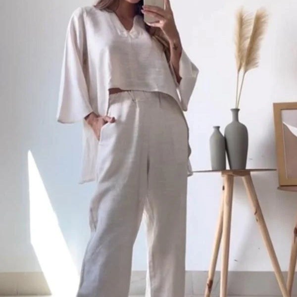 Cara | Women's Elegant Casual Two-Piece Set