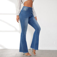 Cara | Women's High Waist Casual Jeans in Blue