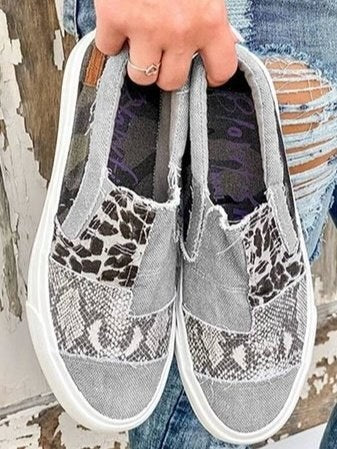 Carina | Women's Slip-On Patterned Upper Loafers
