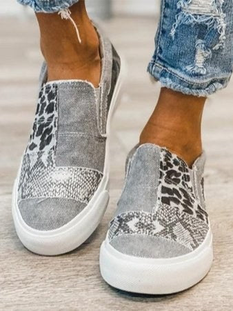 Carina | Women's Slip-On Patterned Upper Loafers