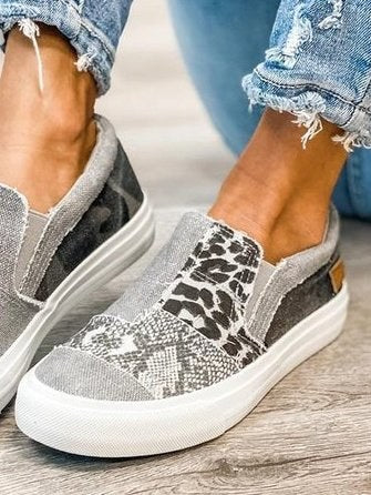 Carina | Women's Slip-On Patterned Upper Loafers