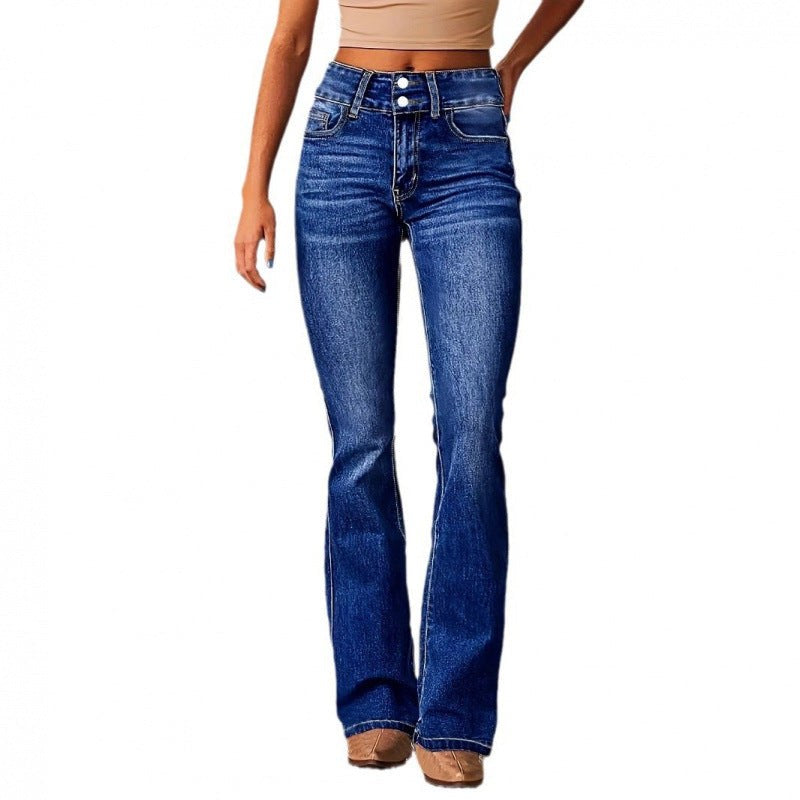 Carina | Women's High Waist Fashionable Jeans