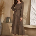 Carinthia | Women's Waist Belt Belted Boho Maxi Dress