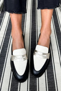 Carlotta | Women's Slip On Two-tone Loafers – Mary Janes