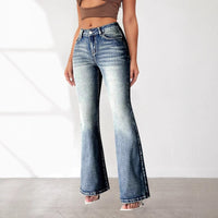Carlotta | Women's High Waist Fashionable Jeans in Blue