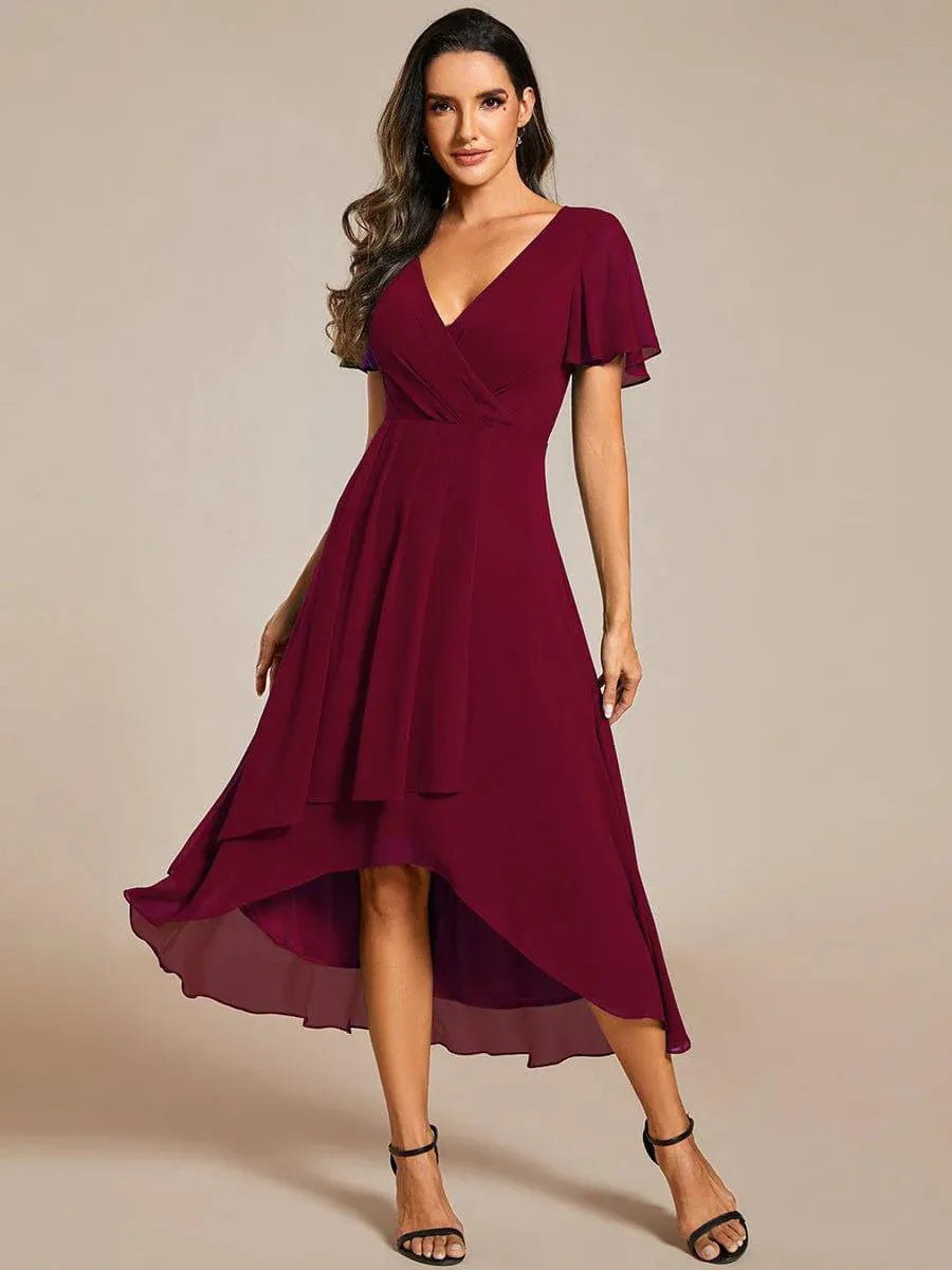 Carmel | Women's Asymmetric Elegant Wrap Dress