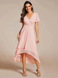 Carmel | Women's Asymmetric Elegant Wrap Dress
