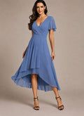 Carmel | Women's Asymmetric Elegant Wrap Dress