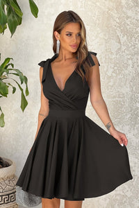 Carmel | Women's Cocktail Dress in Black