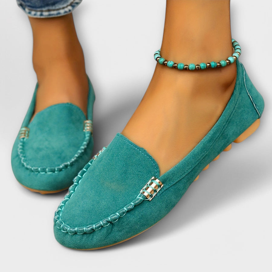 Caroline | Women's Stitched Front Detail Loafers