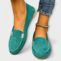 Caroline | Women's Stitched Front Detail Loafers – Mary Janes