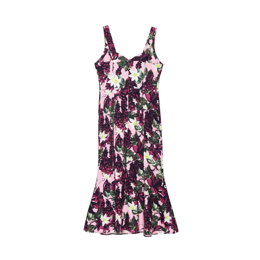 Casilda | Women's V-Neck Floral Maxi Dress in Kleid