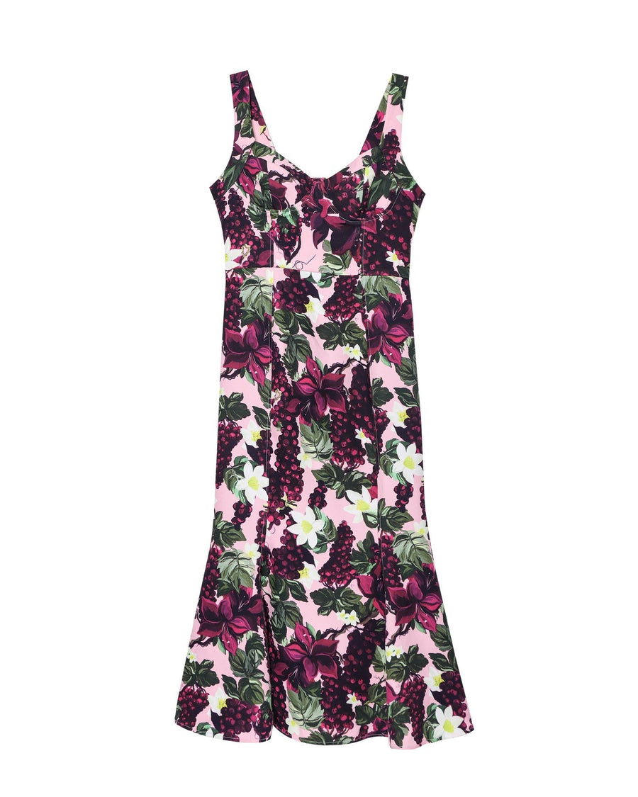 Casilda | Women's V-Neck Floral Maxi Dress in Kleid
