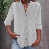 Cate | Women's Striped Elegant Blouse Top