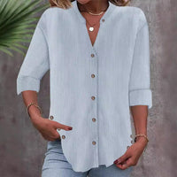 Cate | Women's Striped Elegant Blouse Top