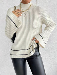 Cate | Women's Knit Elegant Sweater in Cream