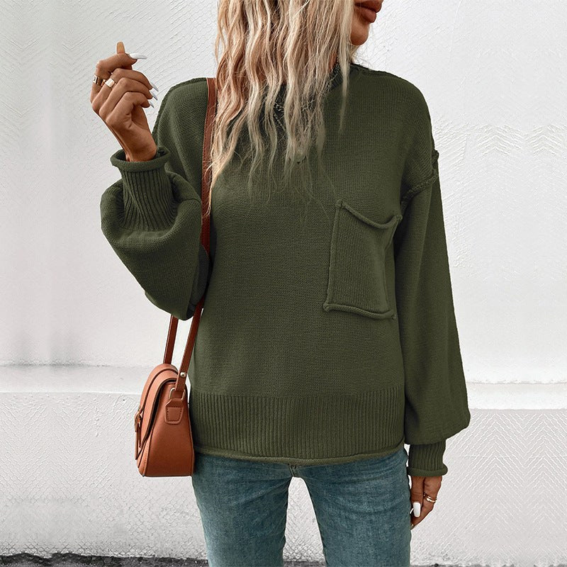 Cathleen | Women's Voluminous Pockets Sweater