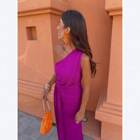 Cecania | Women's Asymmetric Elegant Maxi Dress