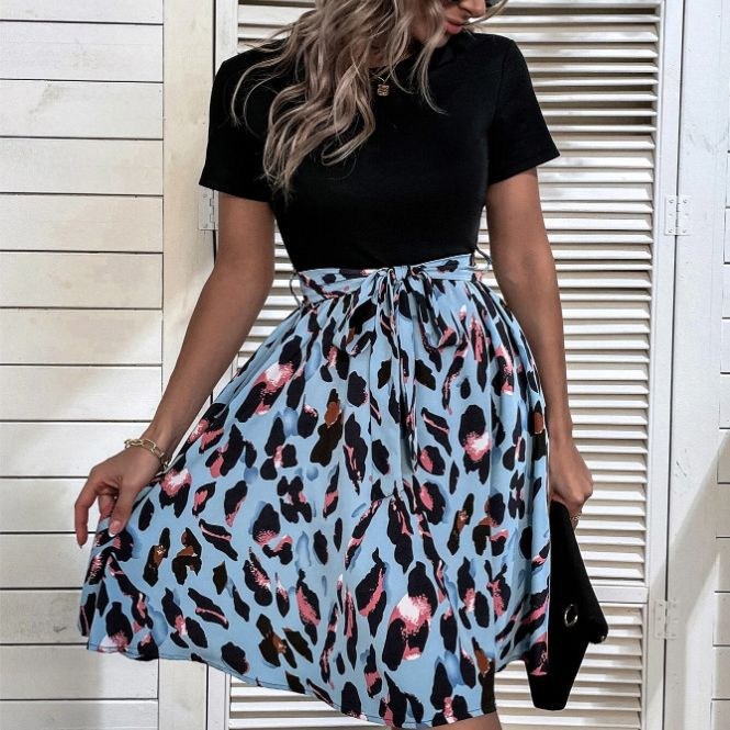 Cecile | Women's Leopard Print Fashionable Cocktail Dress