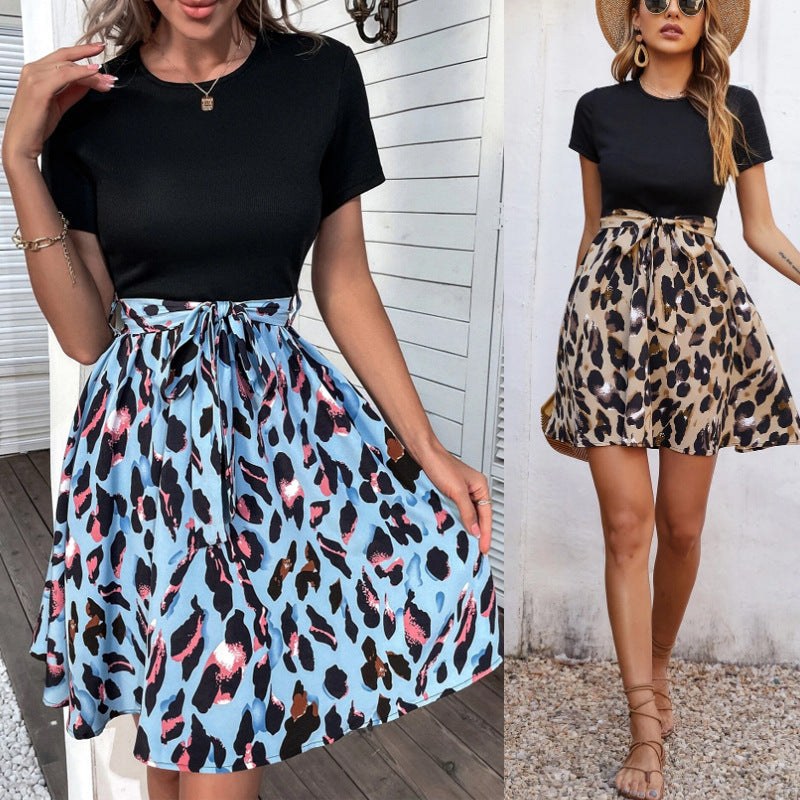Cecile | Women's Leopard Print Fashionable Cocktail Dress