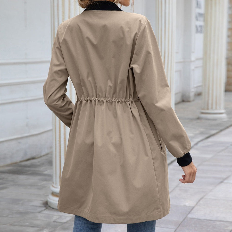 Cecilie | Women's Pockets Lightweight Jacket in Yellow