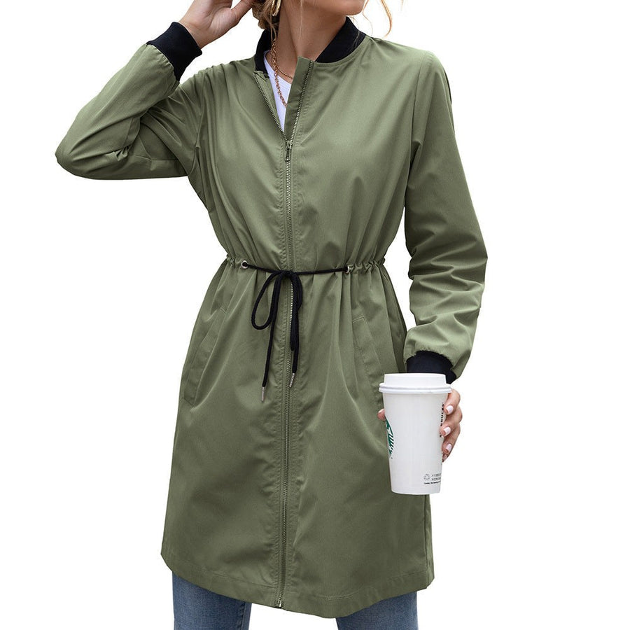 Cecilie | Women's Pockets Lightweight Jacket in Yellow