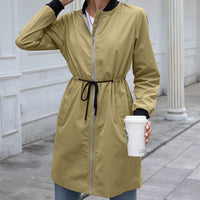 Cecilie | Women's Pockets Lightweight Jacket in Yellow