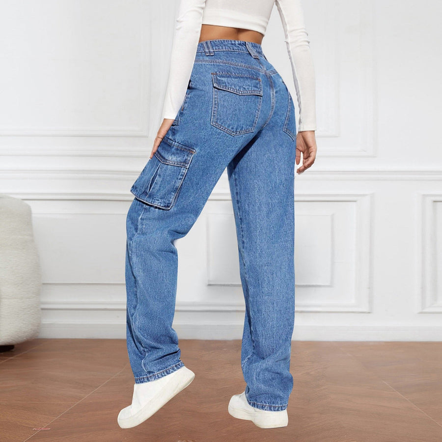 Celandine | Women's Pockets Jeans in Blue