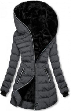 Celidonia | Women's Zip Pockets Jacket in Gray