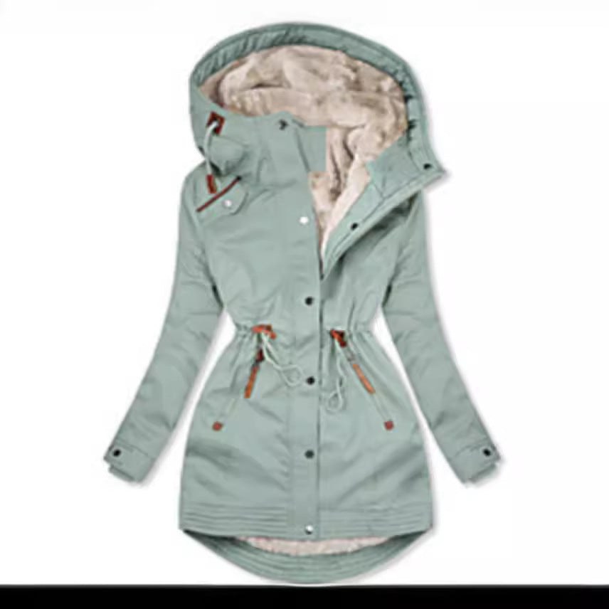 Celinde | Women's Pockets Belted Winter Parka – Winter Jacket