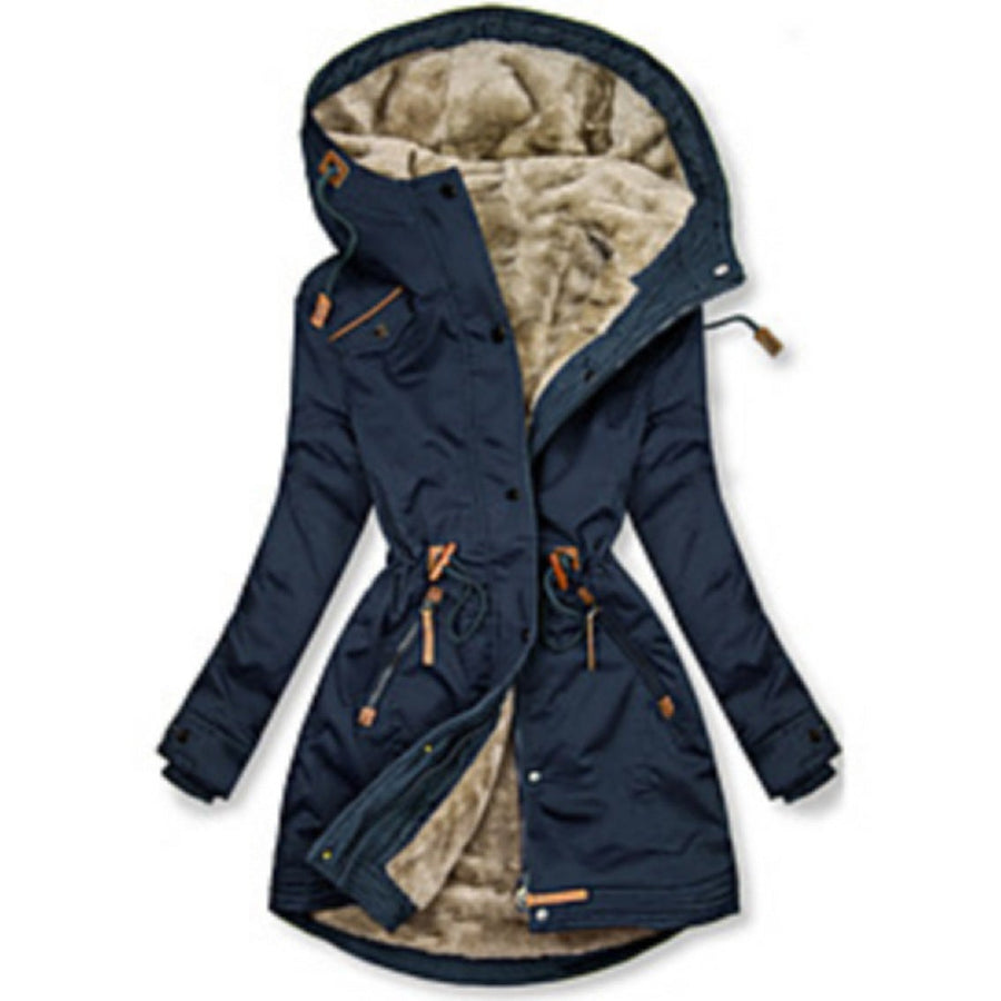 Celinde | Women's Pockets Belted Winter Parka – Winter Jacket