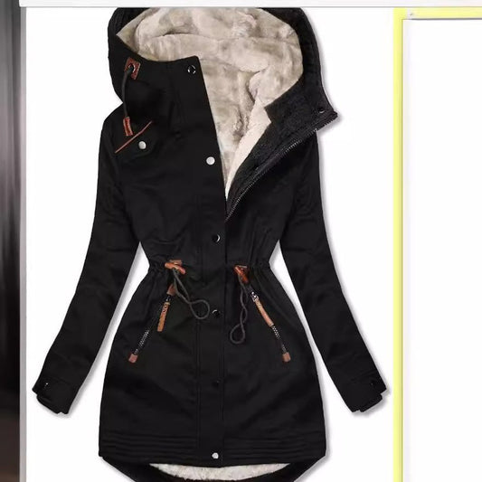 Celinde | Women's Pockets Belted Winter Parka – Winter Jacket