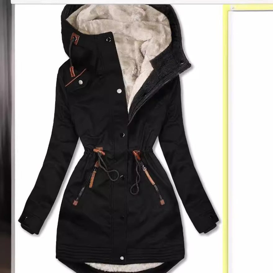 Celinde | Women's Pockets Belted Winter Parka – Winter Jacket