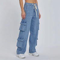 Celine | Women's Pockets Jeans in Blue