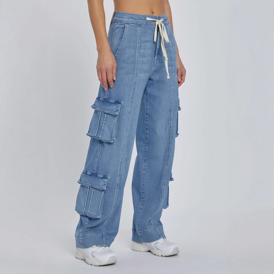 Celine | Women's Pockets Jeans in Blue