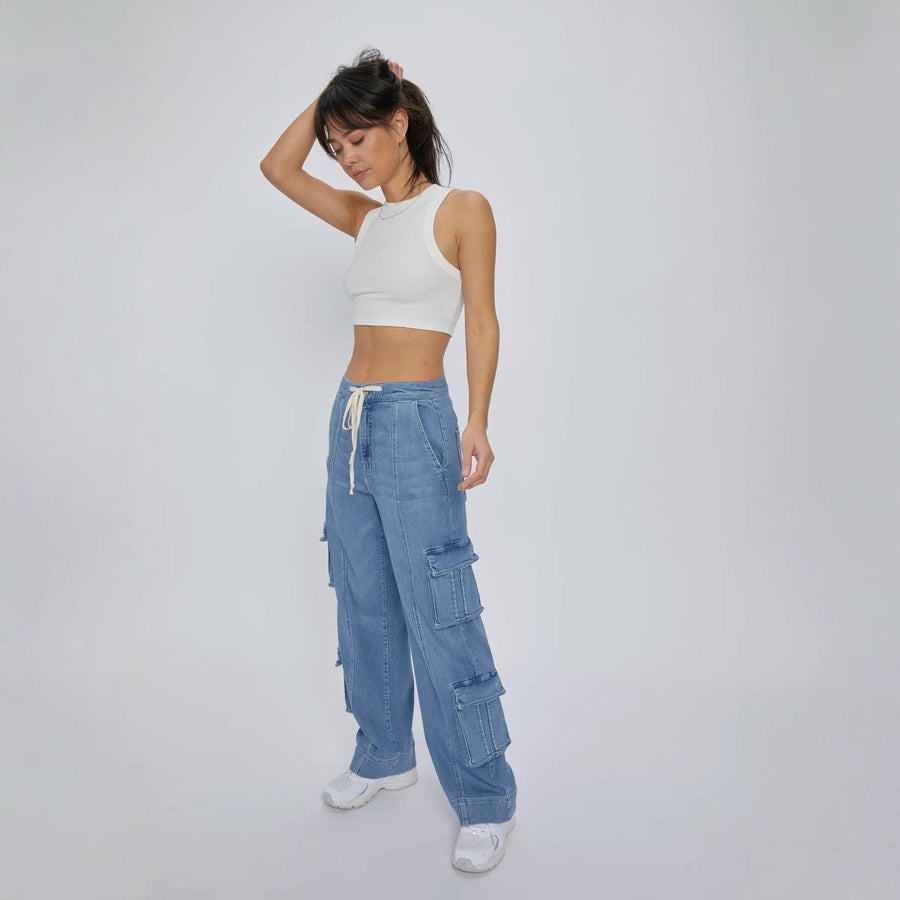 Celine | Women's Pockets Jeans in Blue