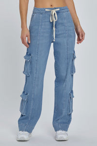 Celine | Women's Pockets Jeans in Blue