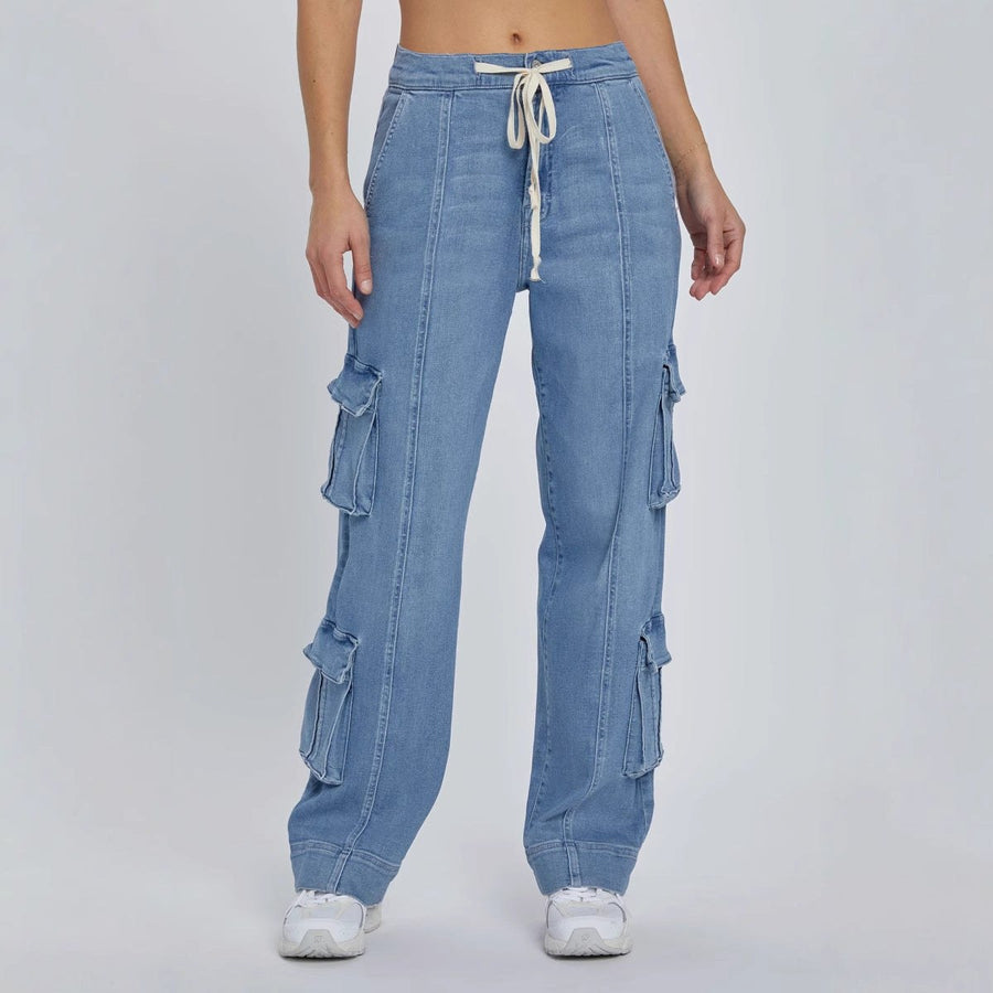 Celine | Women's Pockets Jeans in Blue