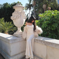 Cerelia | Women's Asymmetric Ruffle Elegant Maxi Dress in Kleid