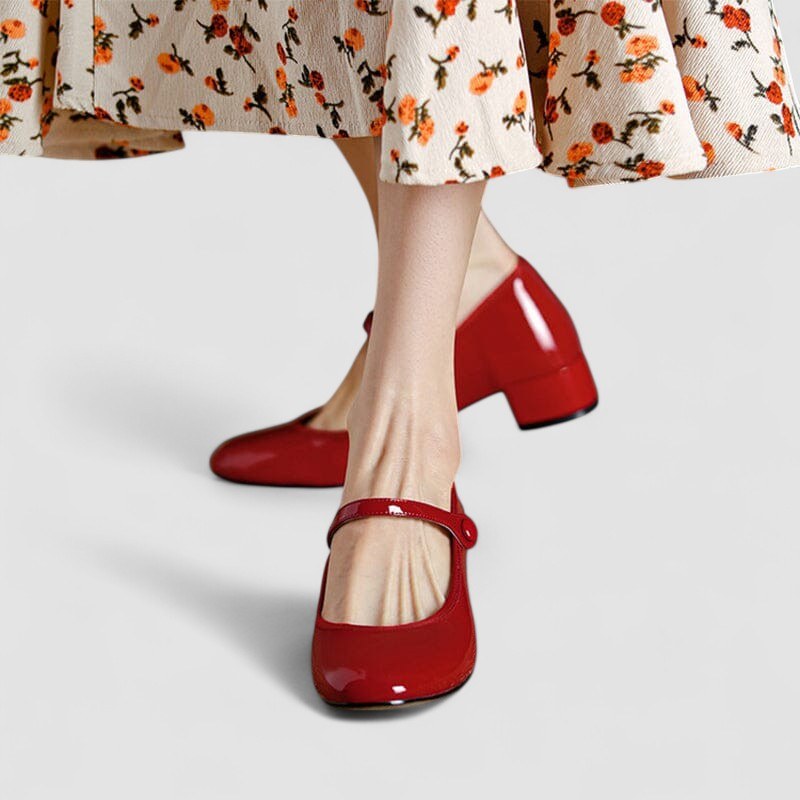 Charis | Women's Block-Heel Mary Jane Shoes