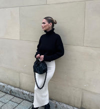 Charlene | Women's Knit Sweater in Black