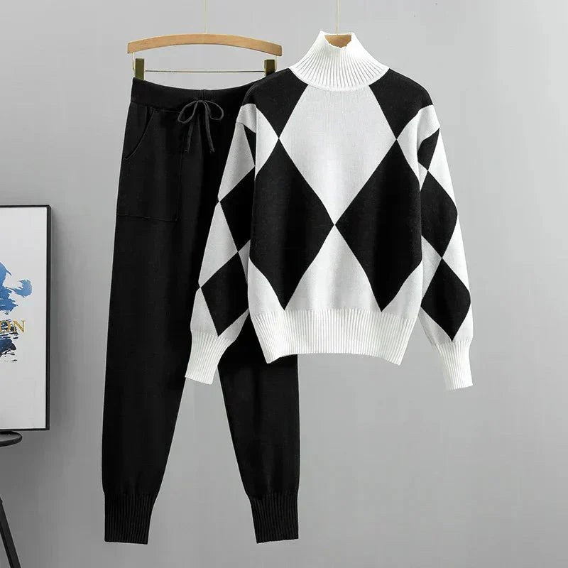 Cherith | Women's Geometric Design Two-Piece Set