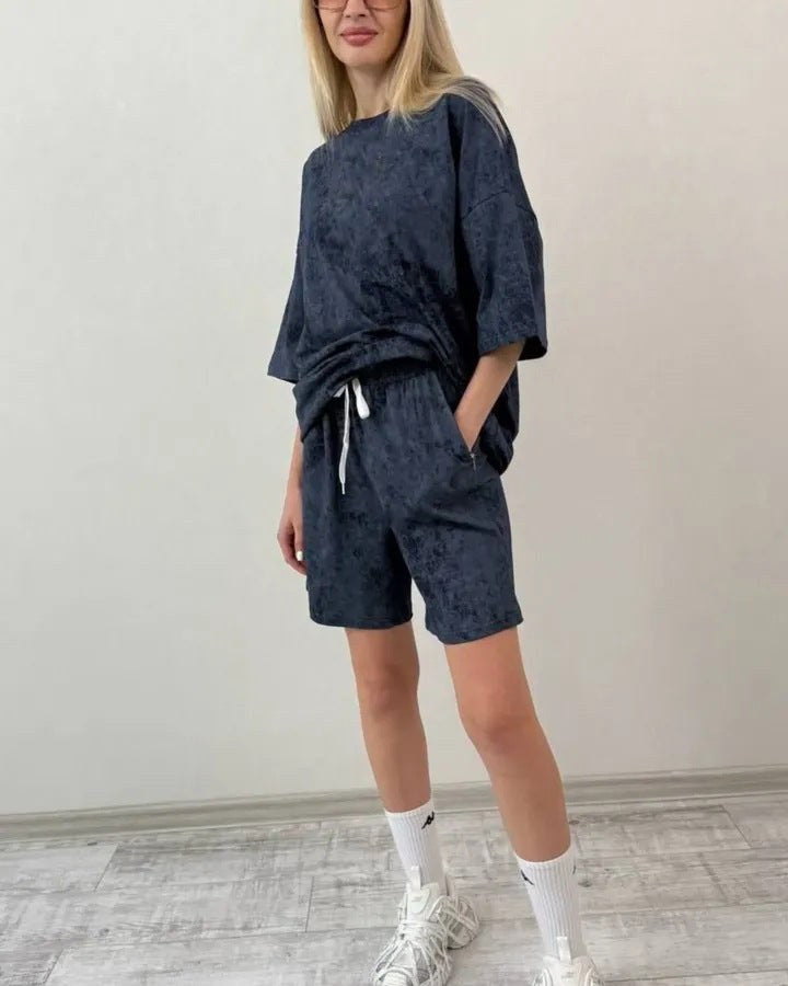 Chiara | Women's Elegant T-Shirt in Blue