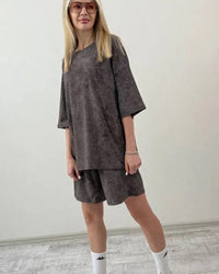 Chiara | Women's Elegant T-Shirt in Brown